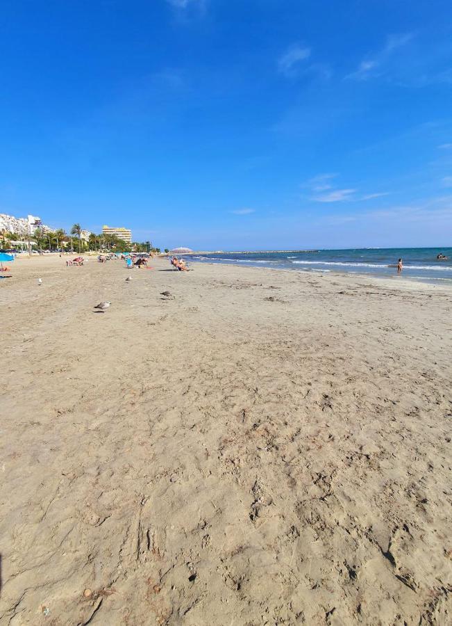 Sunflower Residence First Line By The Sea Santa Pola Ngoại thất bức ảnh