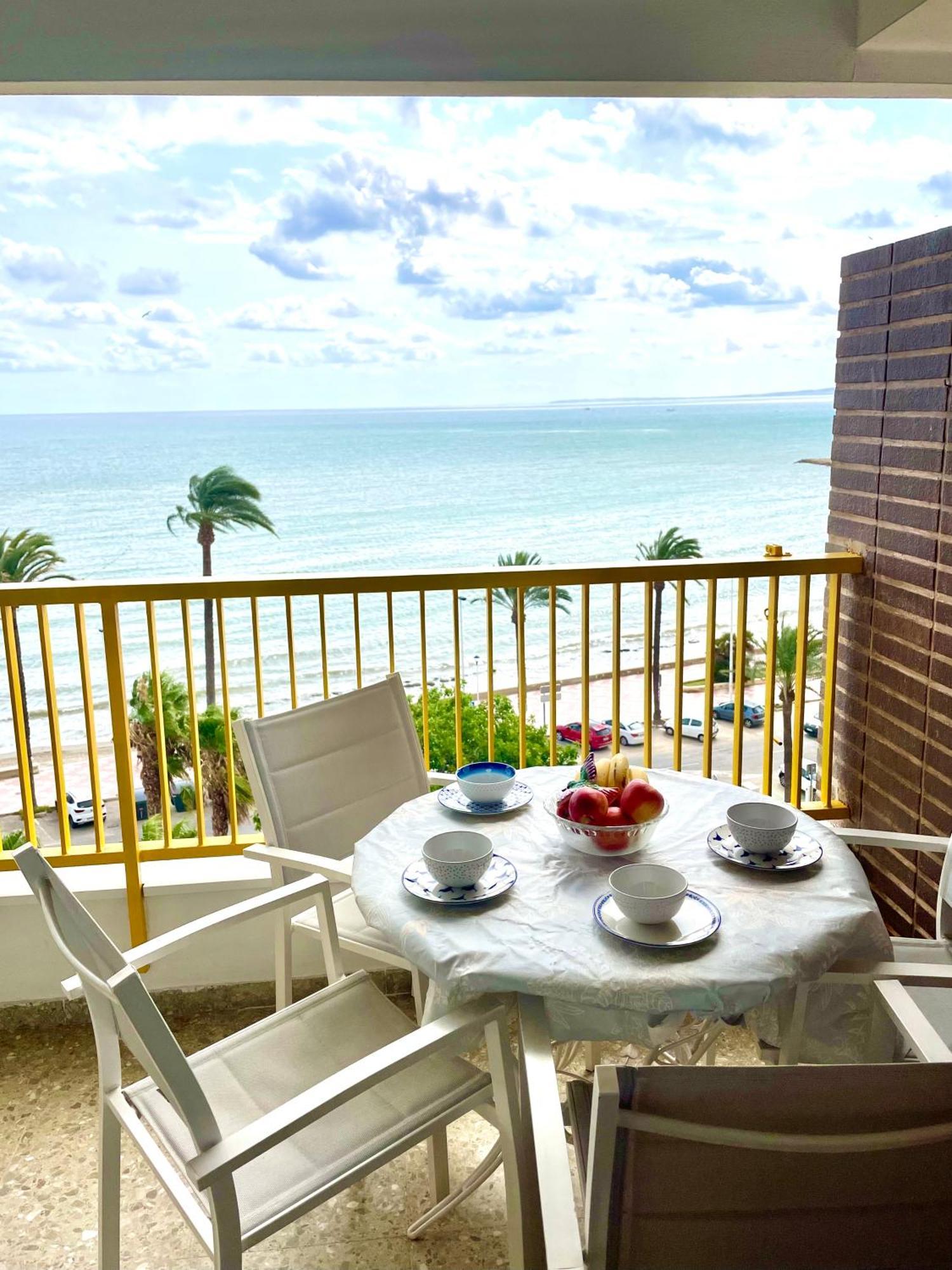 Sunflower Residence First Line By The Sea Santa Pola Ngoại thất bức ảnh